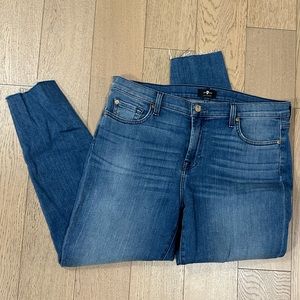 7 for all mankind jeans the ankle skinny size 32